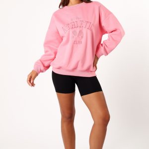 Cora Athletic Sweatshirt - Pink