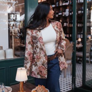 Dawn Oversized Blazer - Floral