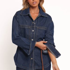 Dede Denim Shacket - Denim