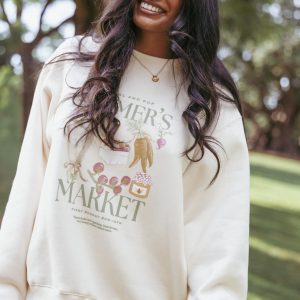Farmers Market Sweatshirt - Cream