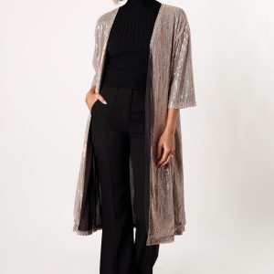 Jayleen Sequin Duster - Gold