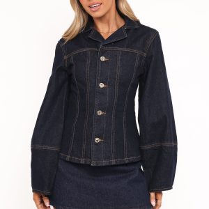 Luchia Denim Jacket - Dark Indigo