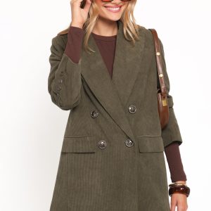 Madi Corduroy Blazer - Olive