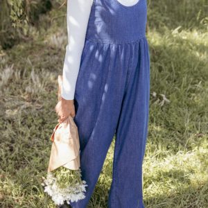 Ayla Chambray Jumpsuit - Denim