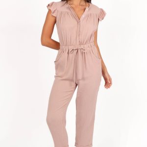 Brooklyn Jumpsuit - Dusty Mauve