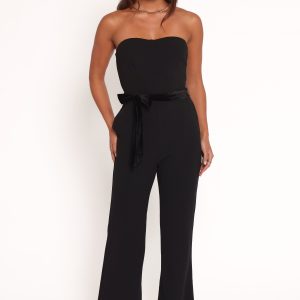 Cameron Strapless Jumpsuit - Black