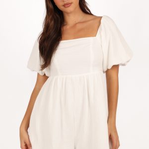 Elise Romper - White