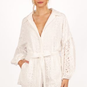 Ellia Romper - Off White