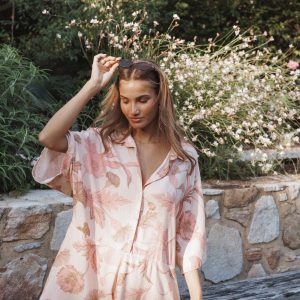 Ellisa Romper - Pink Floral
