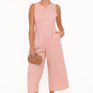 Ester Jumpsuit - Pale Pink