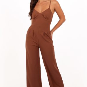 Maelle Jumpsuit - Banksia Brown