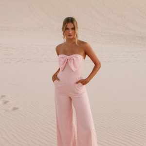 Poppy Jumpsuit - Petal Pink