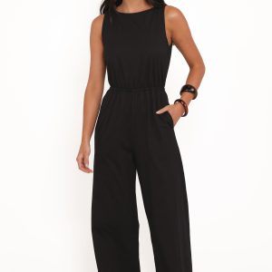 Sansa Stretch Jumpsuit - Black