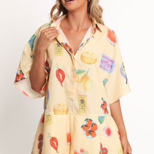 Sebastian Romper - Pasta Print