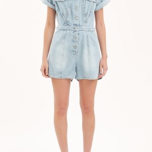 Topanga Romper - Dolphin