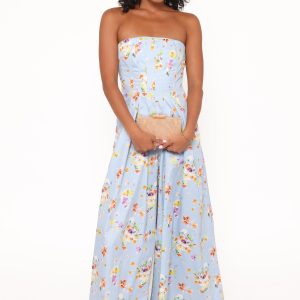Wren Jumpsuit - Cornflower Blue Floral