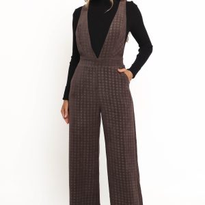 Yvettie Jumpsuit - Brown