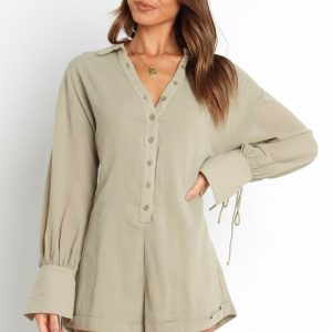 Becky Romper - Sage