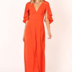 Carla Jumpsuit - Red