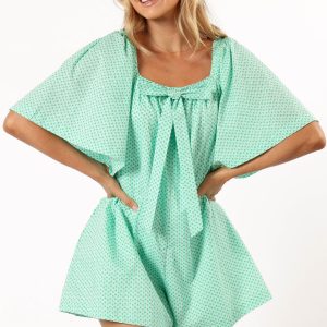 Chelsea Romper - Mint Green