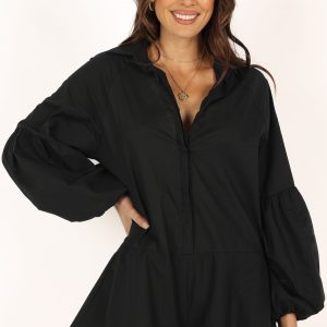 Elsa Romper - Black