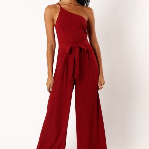 Leyton Jumpsuit - Burgundy