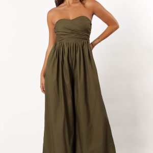 Marias Jumpsuit - Deep Olive