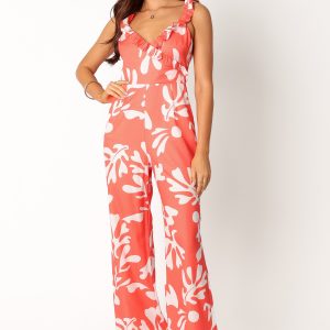 Payton Jumpsuit - Melon White