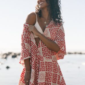Sebastian Romper - Beige Red
