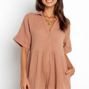 Winny Romper - Mocha