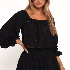 Alessia Two Piece Set - Black
