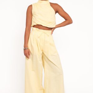 Althea Pant Set - Yellow