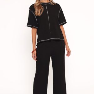 Angler Knit Set - Black