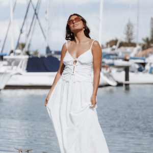 Blaire Skirt Set - White
