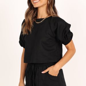 Chelsey Linen Set - Black
