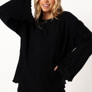 Christina Knit Set - Black