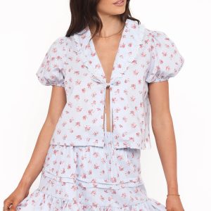 Courtney Skirt Set - Blue