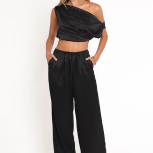 India Pant Set - Black