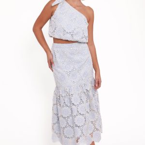 Jennie Skirt Set - Blue