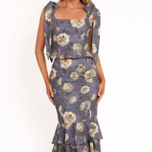 Luna Two Piece Set - Lavender Floral