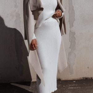 Payton Knitted Set - White