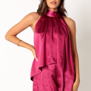 Phoebe Short Set - Magenta