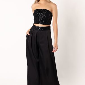 Sallyanne Two Piece Set - Black