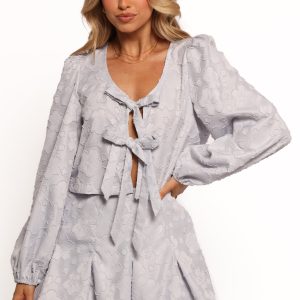 Stevie Two Piece Set - Dusty Blue