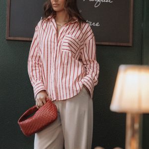 Adam Stripe Shirt - Pink