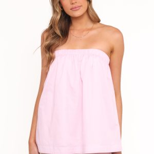 Cadhla Strapless Top - Pink