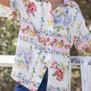 Cascais Shirt - Rose Tile