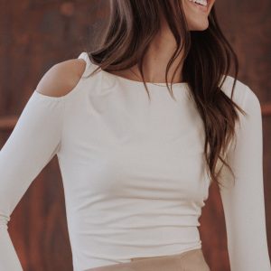 Darma Long Sleeve Top - Pale Yellow