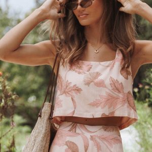 Devlin Top - Pink Floral