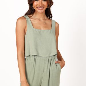 Eleanor Cropped Top - Green